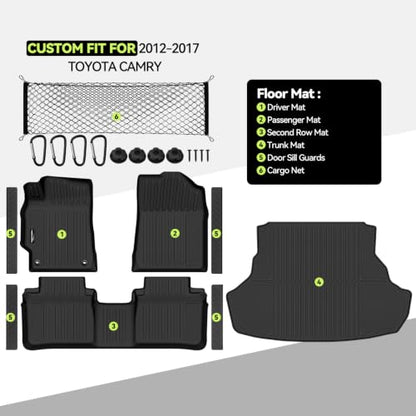All Weather TPE Floor Mat Set for 2012