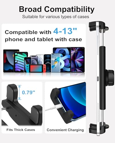 Car Headrest Tablet Holder for Backseat