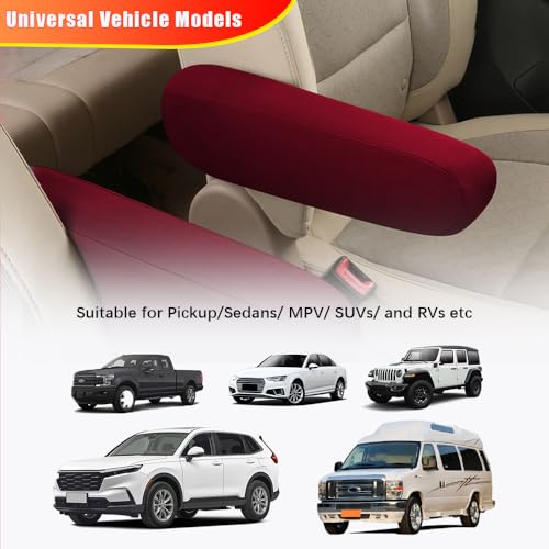 2PC Car Front Seat Armrest Covers
