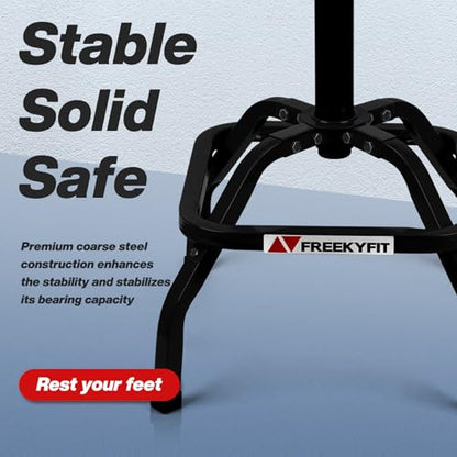 Shop Stool with Backrest