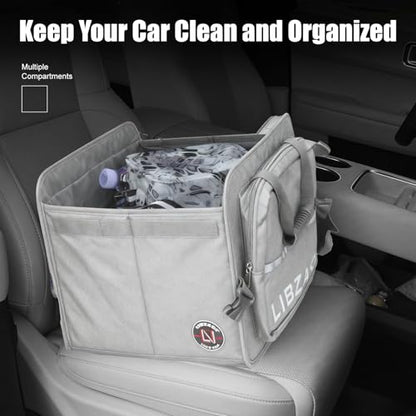 LIBZAKI Car Trunk Storage Organizer