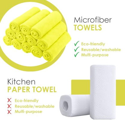 Microfiber Cleaning Cloths (12 Count)