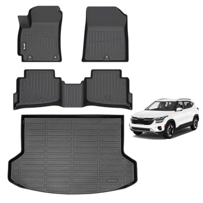 Floor Mats & Cargo Liner Set for 2024 2025 2026 Kia Seltos