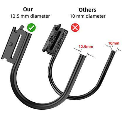 10PCS Heavy Duty E Track 5" J Hooks (10 Count)