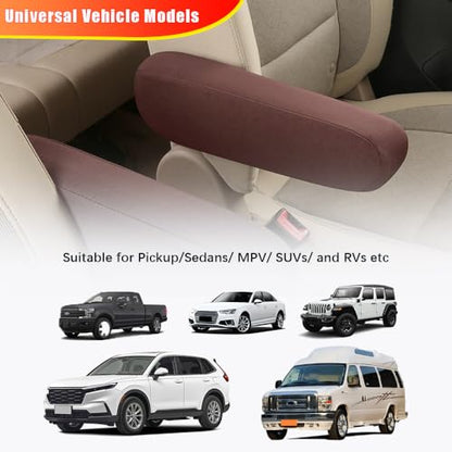 2PC Car Front Seat Armrest Covers
