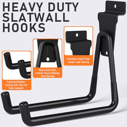 36 Pack Heavy Duty Slatwall Hooks (36 Count)