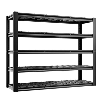 5 Tier 60" W x 20" D x 72" H Garage Shelving 30000LBS Heavy Duty Adjustable Storage Shelves Basement Industrial Shelving Units (5 Count)