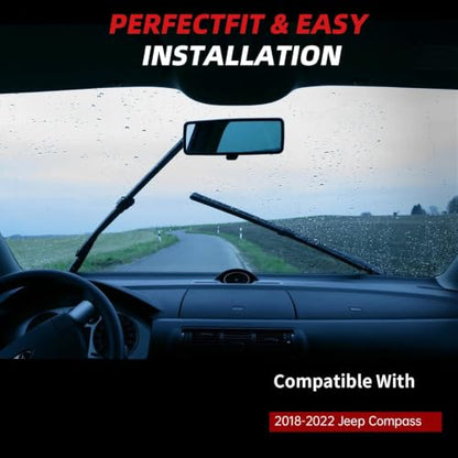 Windshield Wiper Blades Replacement for Jeep Compass 2018