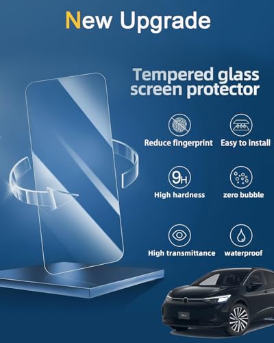 2 Pack Screen Protector for Volkswagen ID4 2025 2024 Accessories (2 Count)
