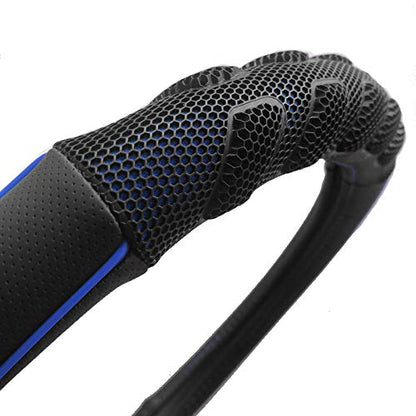 car Steering Wheel Cover Faux Leather Massage Universal fit 3D Honeycomb Hole Anti