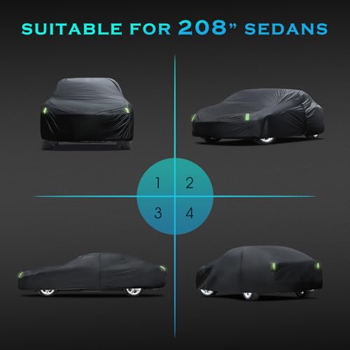 Car Cover Waterproof All Weather for Automobiles