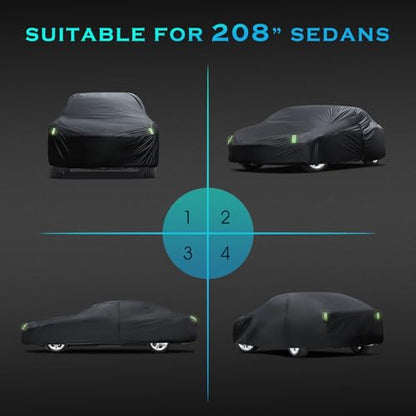 Car Cover Waterproof All Weather for Automobiles