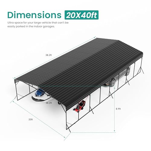 Reinforced Metal Carport