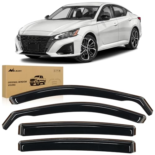 Vent Window Visors for Altima 2019 2020 2021 2022 2023 2024 2025 (4 Count)