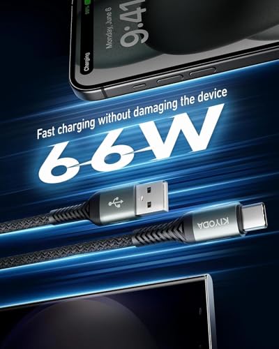 USB A to USB C Cable 3FT (2 Count)