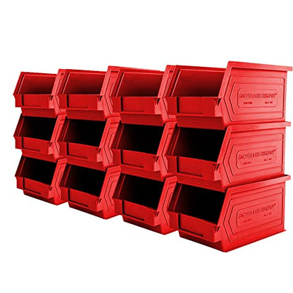 Plastic Storage Bins (12 Count)