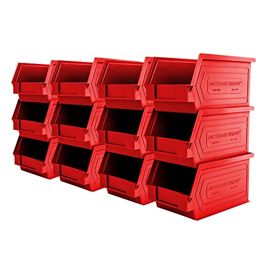 Plastic Storage Bins (12 Count)