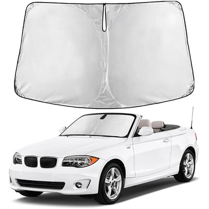 Windshield Sunshade Compatible for BMW 1 Series 2008