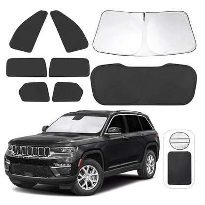 Window Shades for Jeep Grand Cherokee 2022 (8 Count)