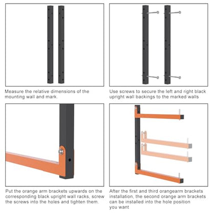 Lumber Rack Wall Mount (6 Count)
