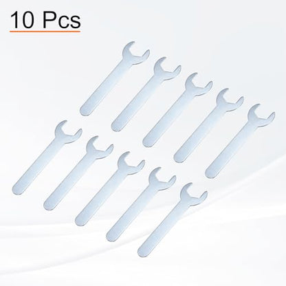 10pcs Small Wrench Open End Wrench 19x108x2mm Metric U (10 Count)
