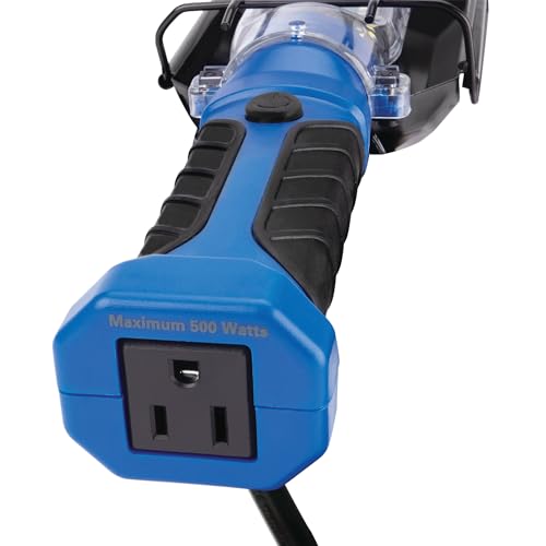 W2237 25 ft. 1000 Lumen LED Drop Light with Outlet