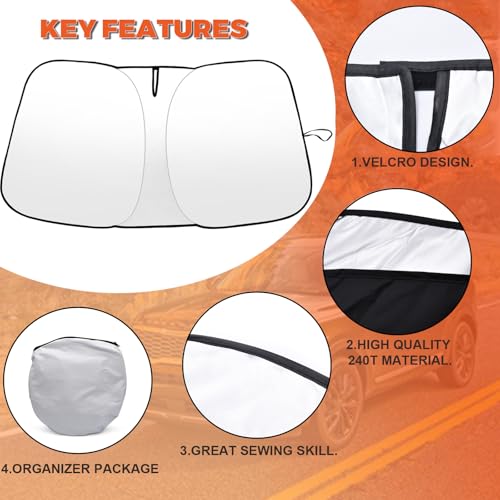 Foldable Front Windshield Sunshade fit for Nissan Altima 2019