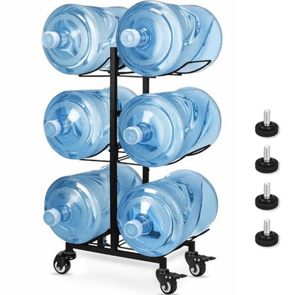 5 Gallon Water Jug Holder with 4 Wheels