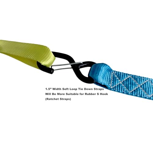 Soft Loop Tie Down Straps (4 Count)