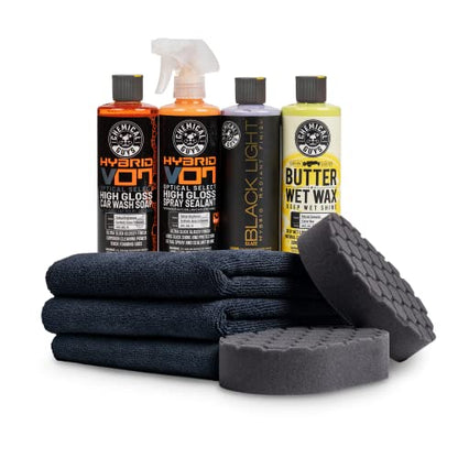 Black Car Care Kit for Dark Paint