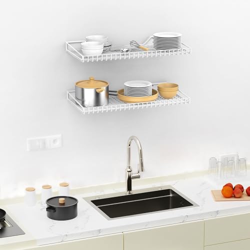2 Pack Wall Mounted Storage Shelves