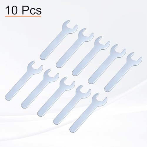 10pcs Small Wrench Open End Wrench 14x87x2mm Metric U (10 Count)