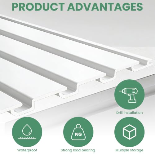 4x8 ft Slatwall Panel Wall Storage Systems