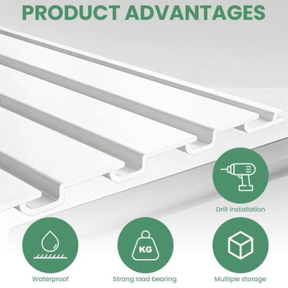 4x8 ft Slatwall Panel Wall Storage Systems