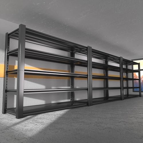 Heavy Duty Garage Shelving Units and Storage (3 Count)