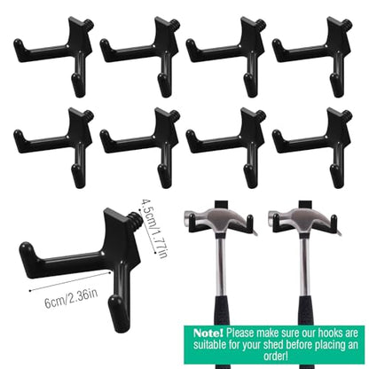 8 Pcs Shed Storage Tool Hooks Accessories Compatible with Suncast (8 Count)