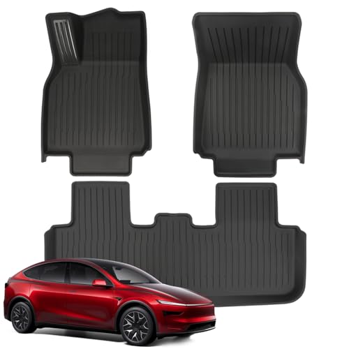 TPE Floor Mats fit for Tesla Model All Weather TPE Cargo Liner Cargo Trunk Accessories and Cargo Trunk Mats Front Rear Cargo Mat Full Set