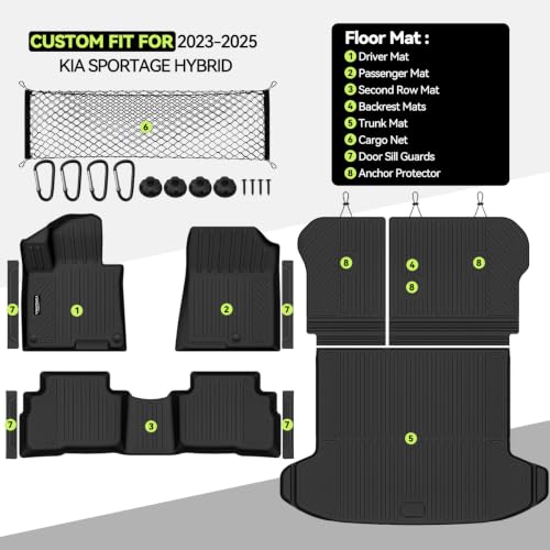 All Weather TPE Floor Mat Set for 2023