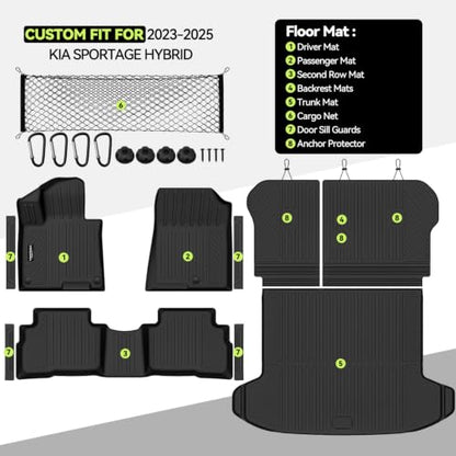 All Weather TPE Floor Mat Set for 2023