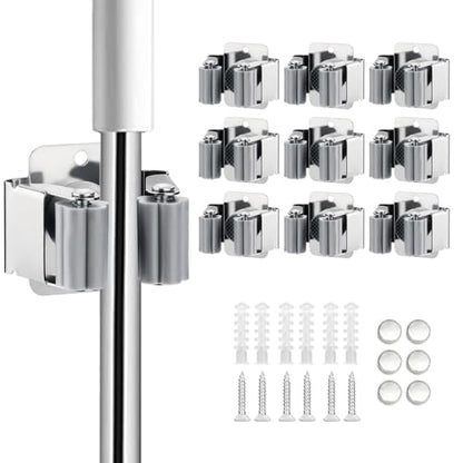 9PCS Broom and Mop Holder (9 Count)