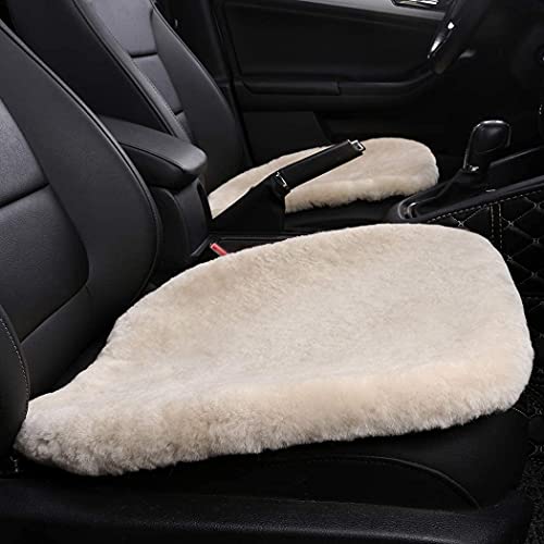 Genuine Sheepskin Car Seat Cover for Fuzzy Soft Fur Wool Cushion
