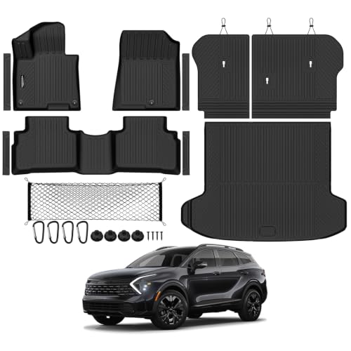 All Weather TPE Floor Mat Set for 2026 Kia Sportage Gas