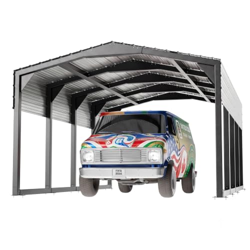 Military Grade Metal Carport 12x20 FT