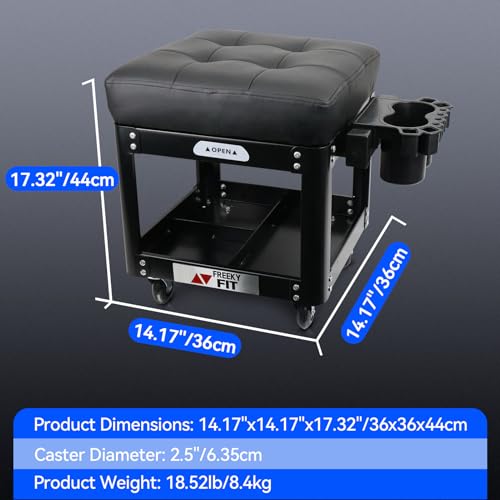 Rolling Creeper Garage Shop Seat for Men
