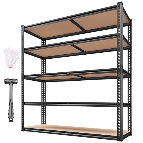 40" W Storage Shelves Load 2500Lbs for Garage Pantry Closet Kitchen
