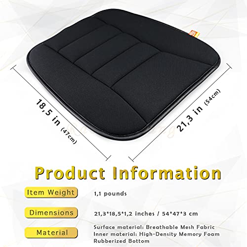 Car Seat Cushion Pad for Home Use Car Driver Seat Office Chair Memory Foam Seat Cushion