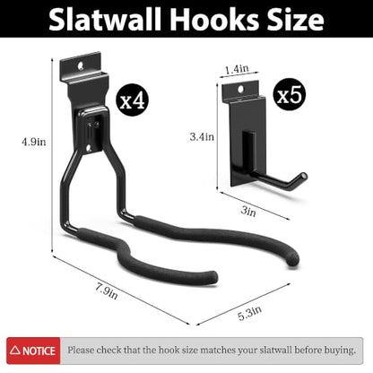 Weedeater and String Trimmer Hanger 4 Pack (9 Count)