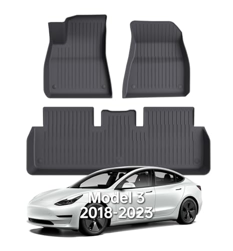 Floor Mats Fits for Tesla Model 3 2023 (3 Count)