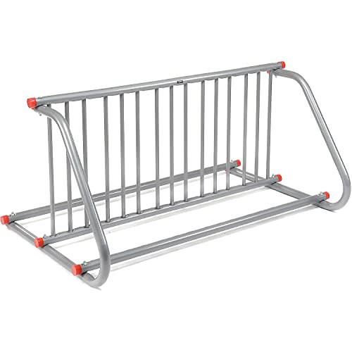 59-3/4"L Grid Bike Rack, Double Sided, 10-Bike Capacity