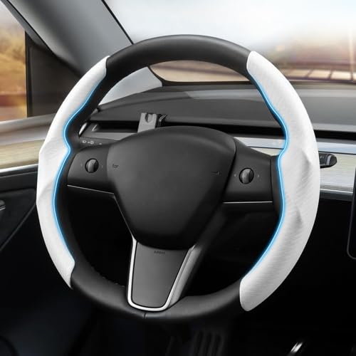Custom for Tesla Steering Wheel Cover